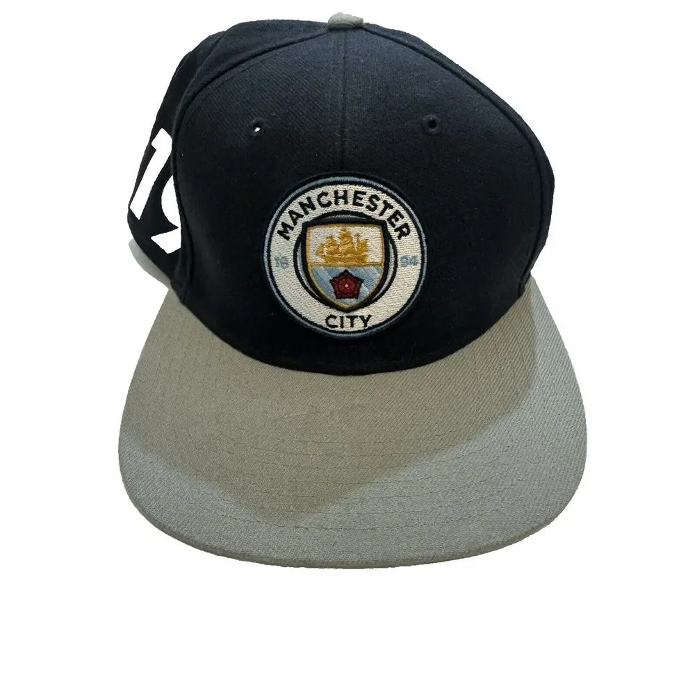 Manchester City Hat  Men's Snap Back Blue Number 47‎ Brand Leroy Sane